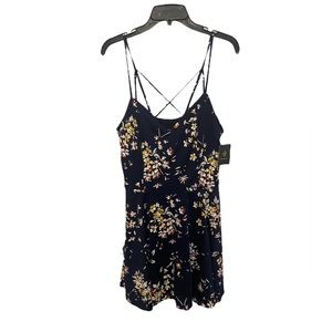 Fortune and Ivy V Neck Floral Mini Dress
